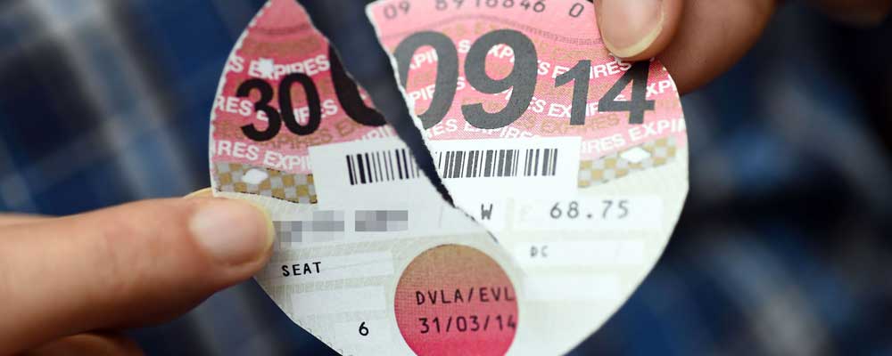 DVLA tax disc