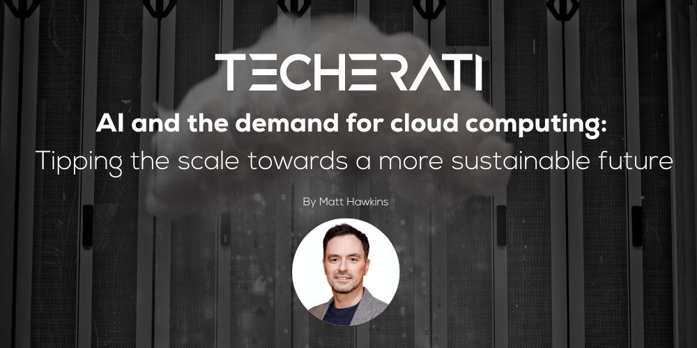 AI and the demand for cloud computing: Tipping the scale towards a more sustainable future